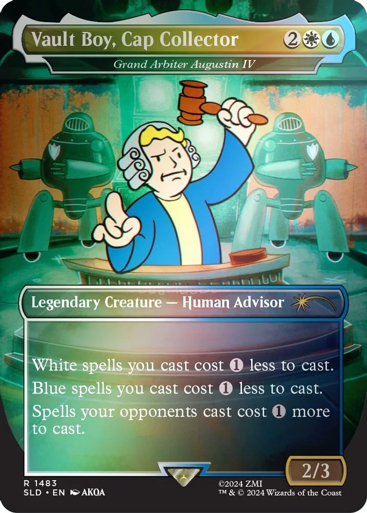 Vault Boy, Cap Collector - Grand Arbiter Augustin IV (Rainbow Foil)