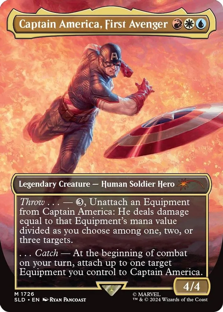 Captain America, First Avenger (Rainbow Foil)
