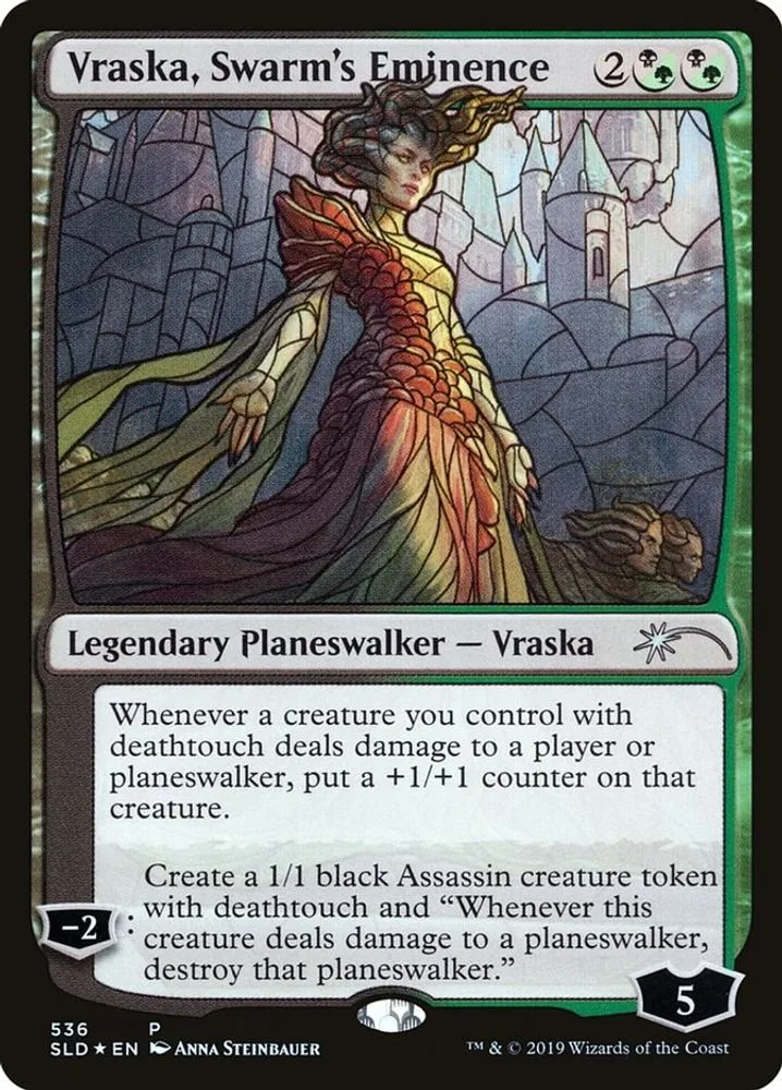 Vraska, Swarm's Eminence (Stained Glass)