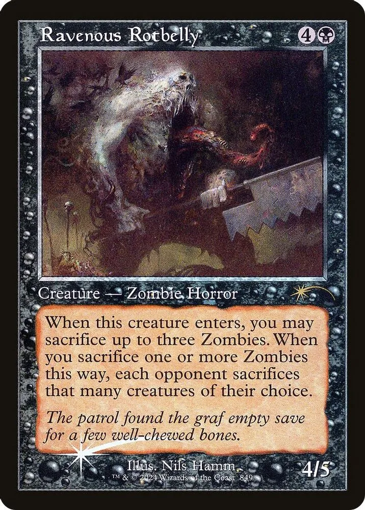Ravenous Rotbelly (Retro Frame)
