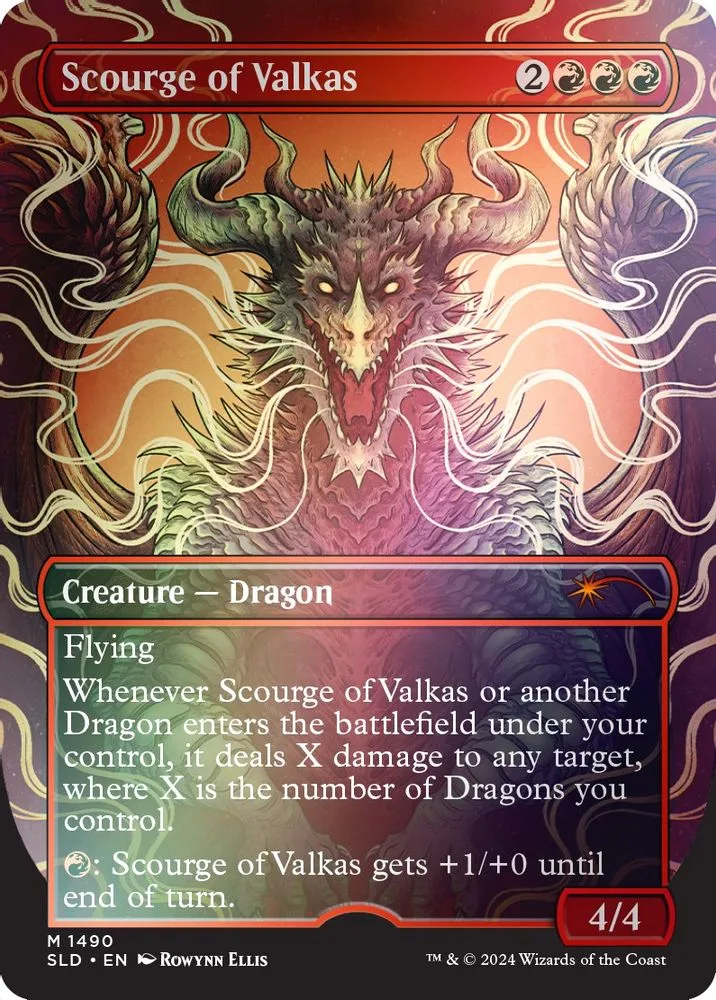 Scourge of Valkas (Rainbow Foil)