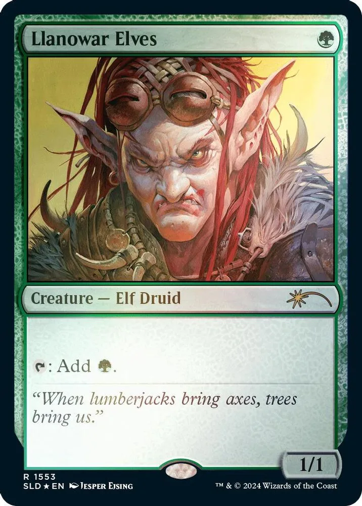 Llanowar Elves (Rainbow Foil)