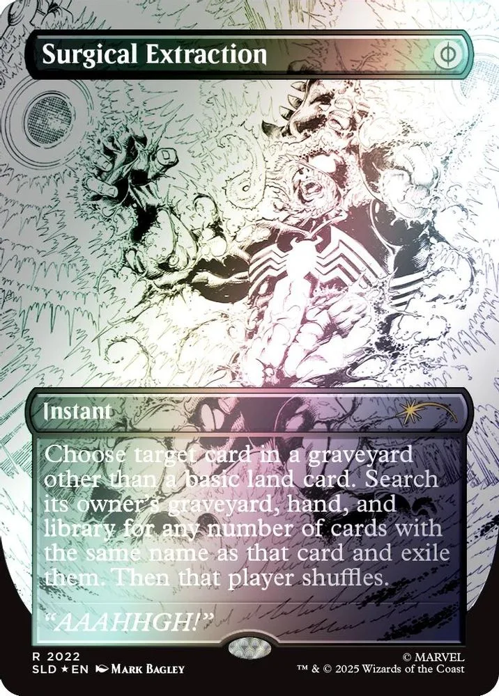 Surgical Extraction (Rainbow Foil)
