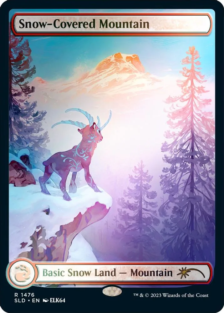 Snow-Covered Mountain (Rainbow Foil)