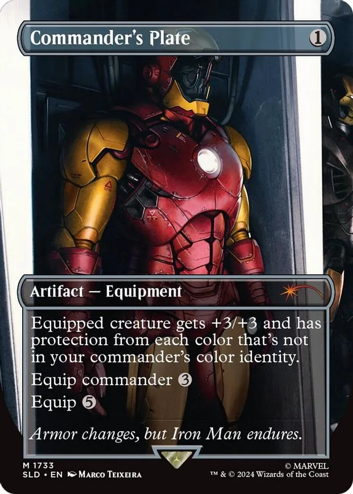 Commander's Plate (Rainbow Foil)
