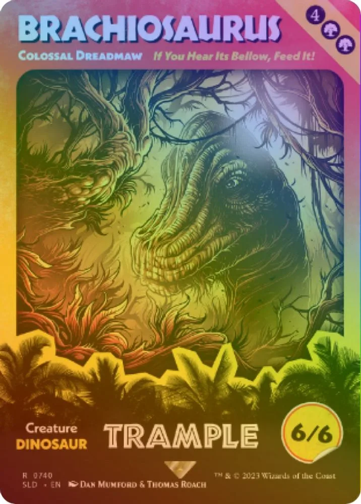 Brachiosaurus - Colossal Dreadmaw (Rainbow Foil)