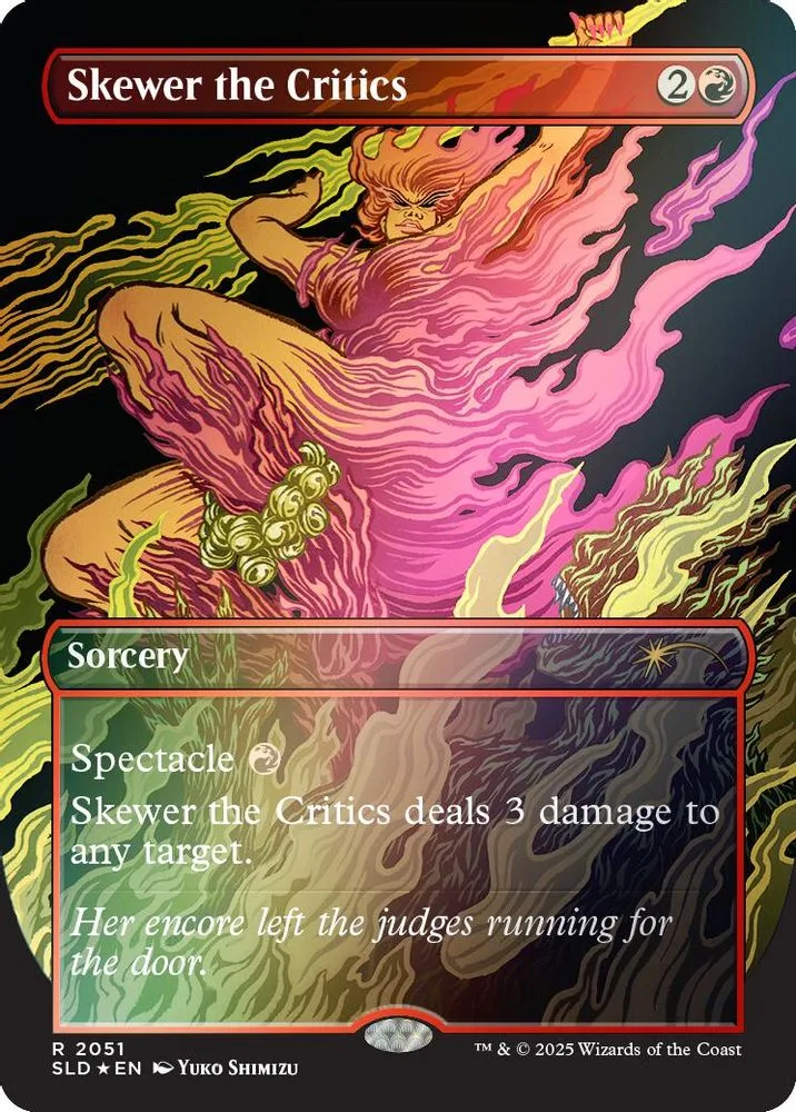 Skewer the Critics (Rainbow Foil)