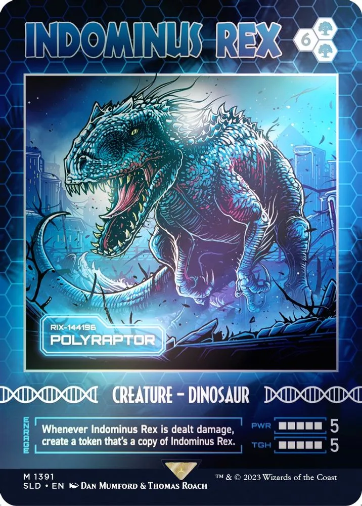 Indominus Rex - Polyraptor (Rainbow Foil)
