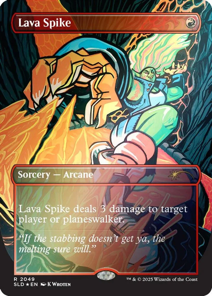 Lava Spike (Rainbow Foil)