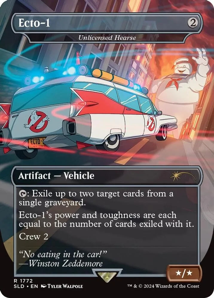 Ecto-1 - Unlicensed Hearse