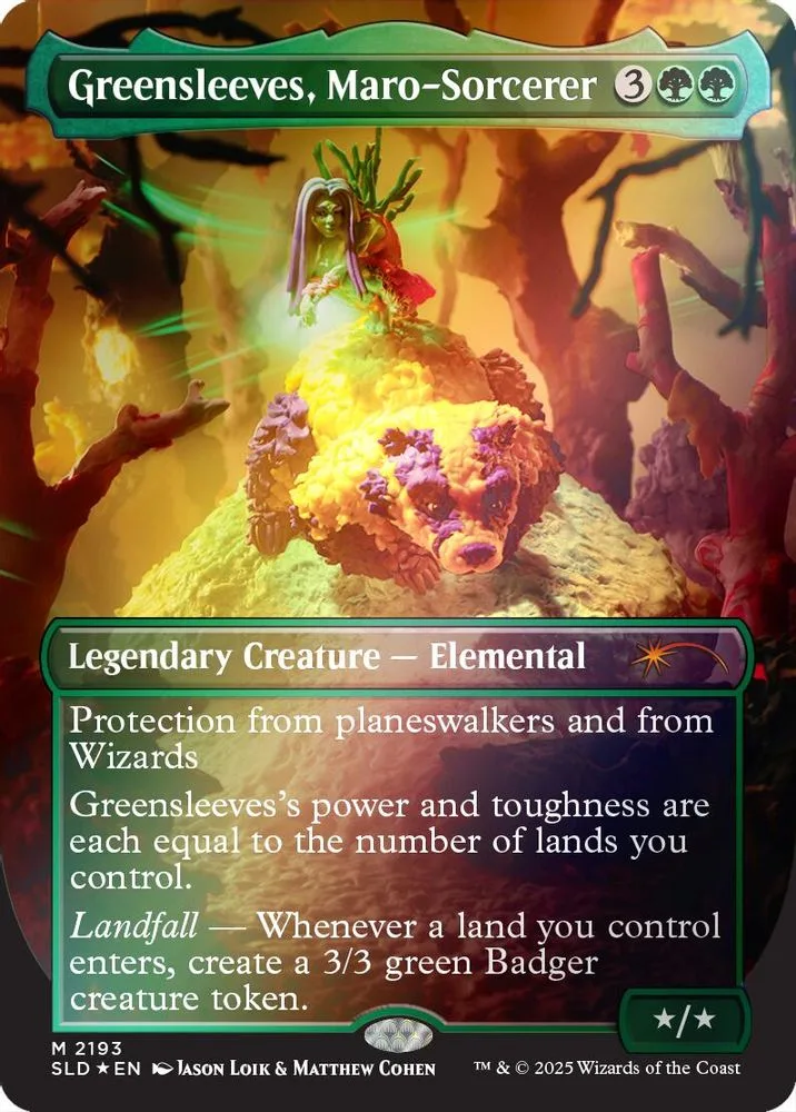 Greensleeves, Maro-Sorcerer (Rainbow Foil)