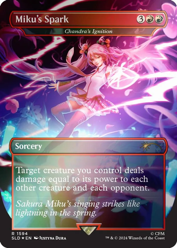 Miku's Spark - Chandra's Ignition (Rainbow Foil)