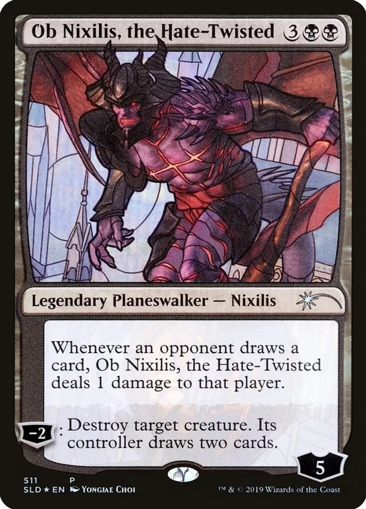 Ob Nixilis, the Hate-Twisted (Stained Glass)