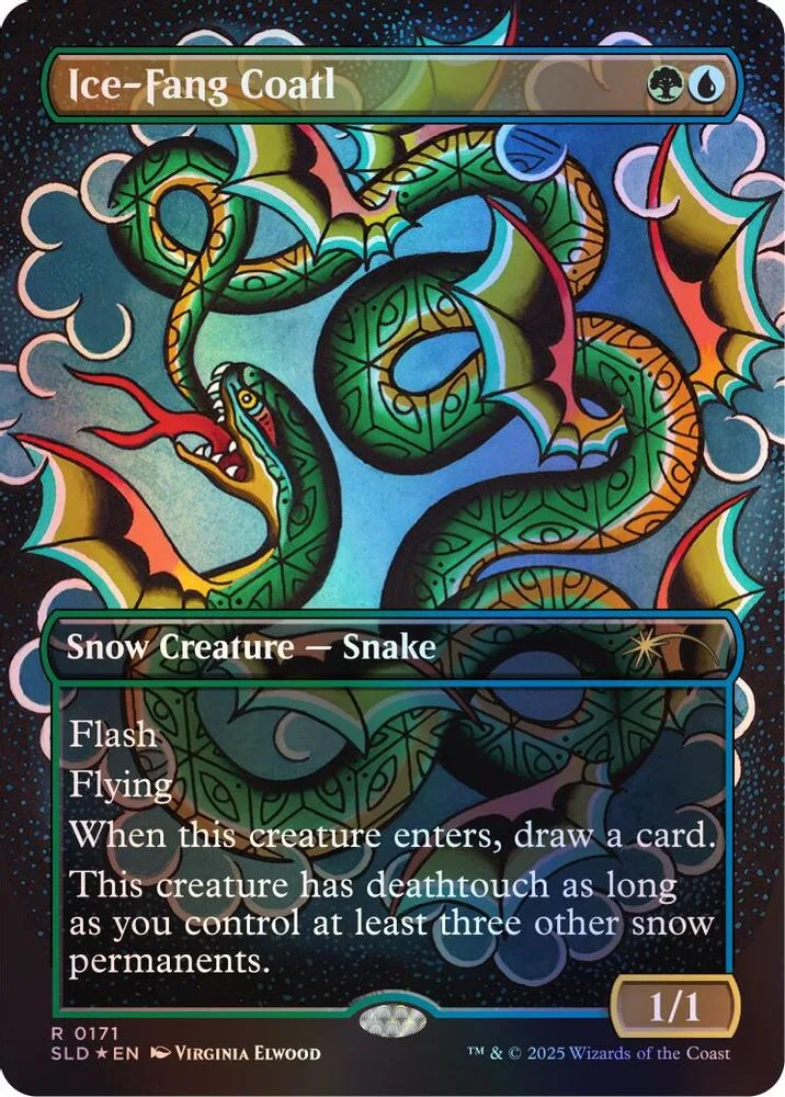 Ice-Fang Coatl (Rainbow Foil)