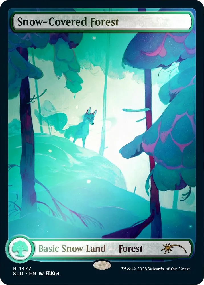 Snow-Covered Forest (Rainbow Foil)