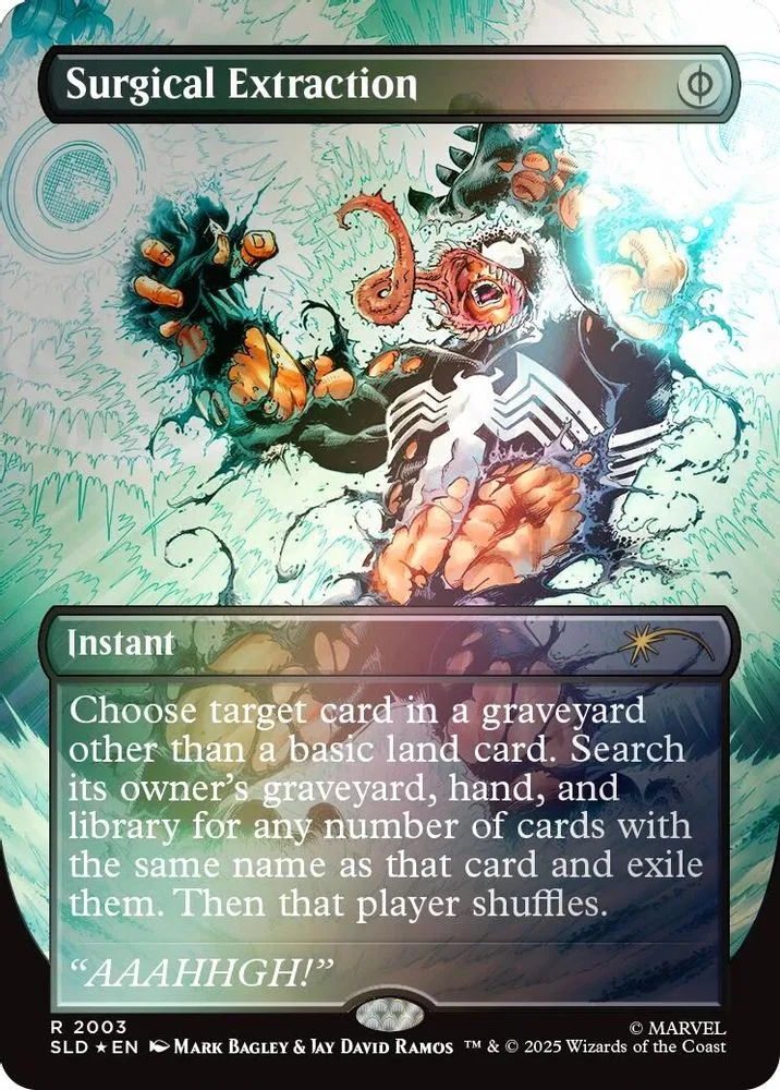 Surgical Extraction (Rainbow Foil)