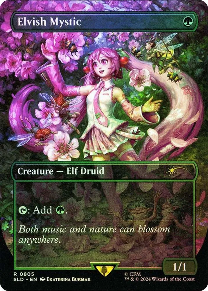 Elvish Mystic (Rainbow Foil)