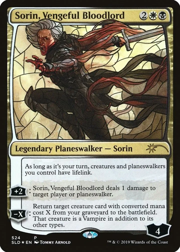 Sorin, Vengeful Bloodlord (Stained Glass)