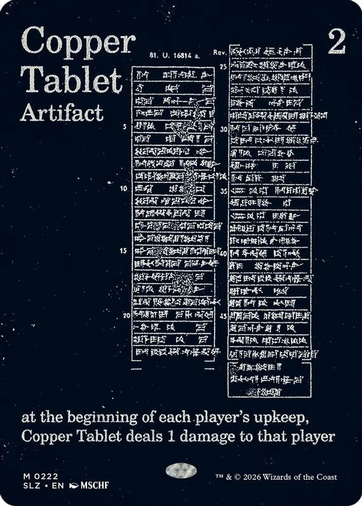Copper Tablet