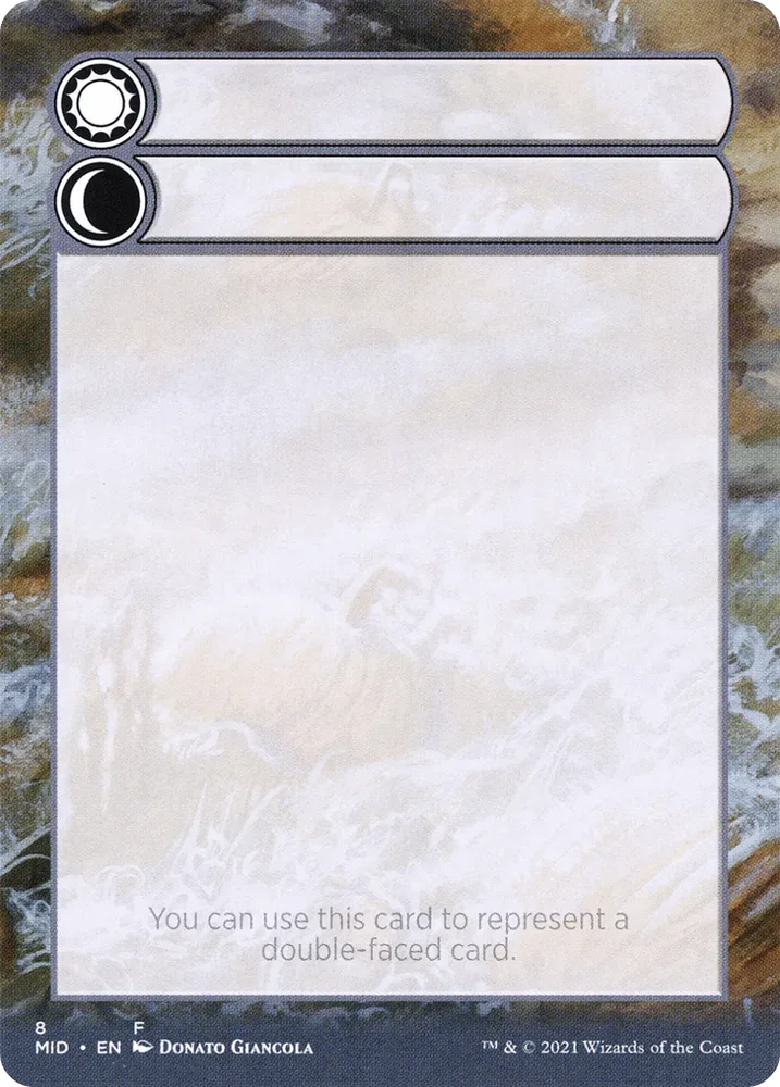 Double-Faced Substitute Card
