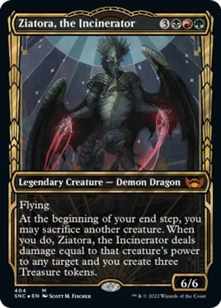 Ziatora, the Incinerator (Gilded Foil)