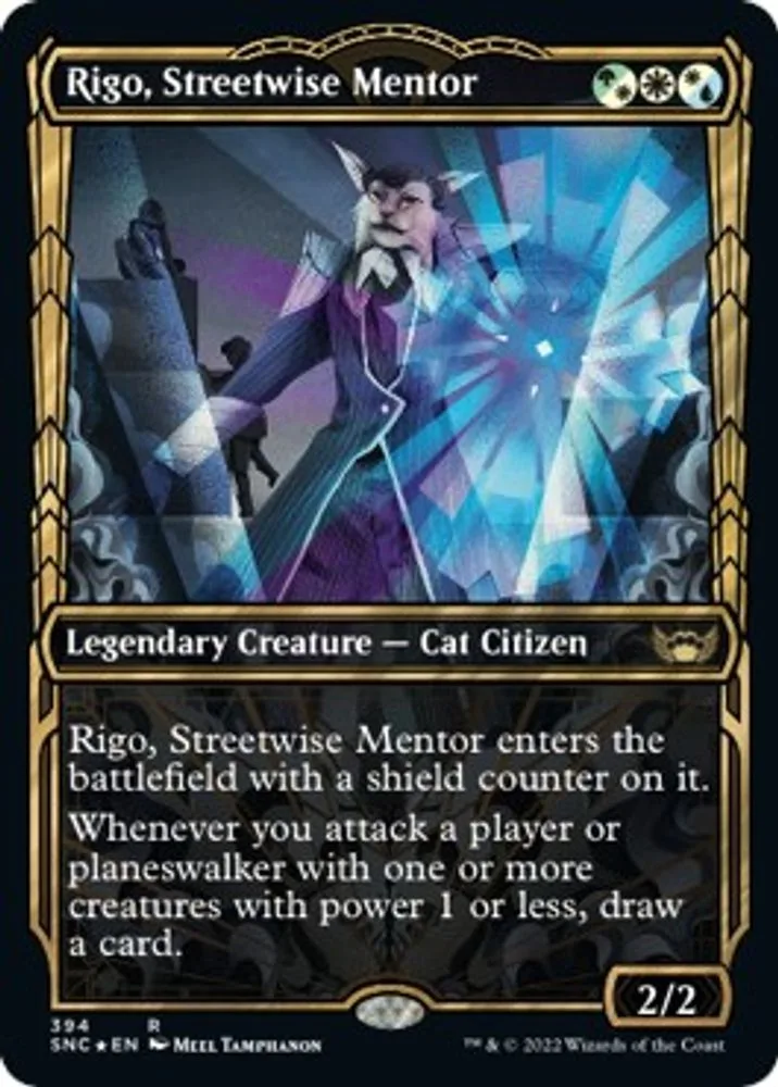 Rigo, Streetwise Mentor (Gilded Foil)