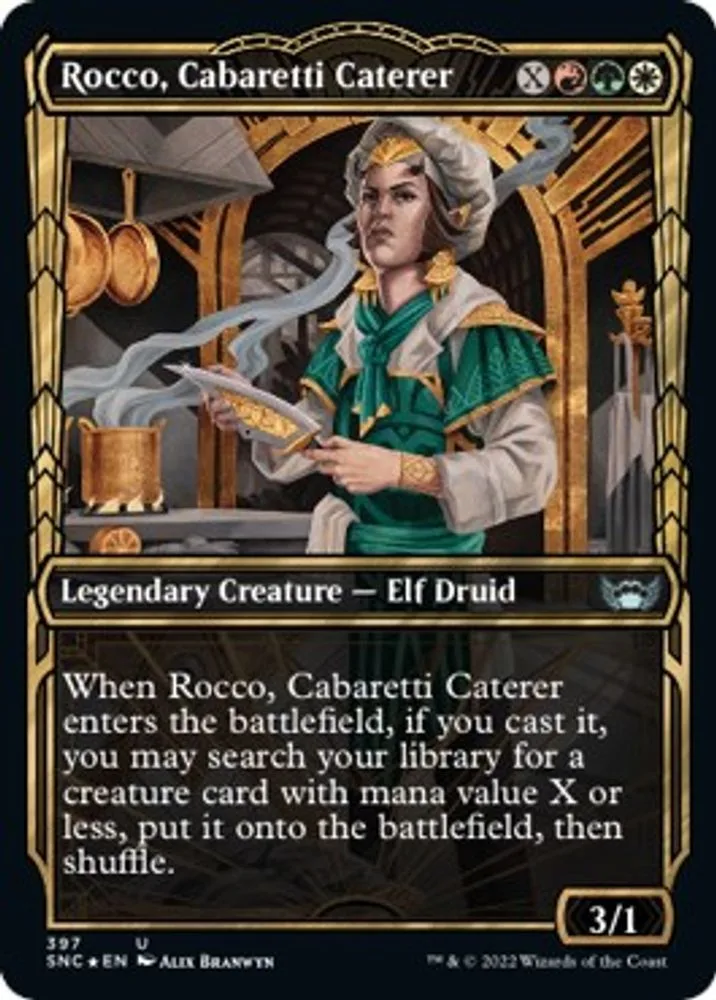 Rocco, Cabaretti Caterer (Gilded Foil)