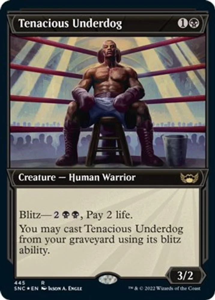 Tenacious Underdog (Showcase) (Foil Etched)
