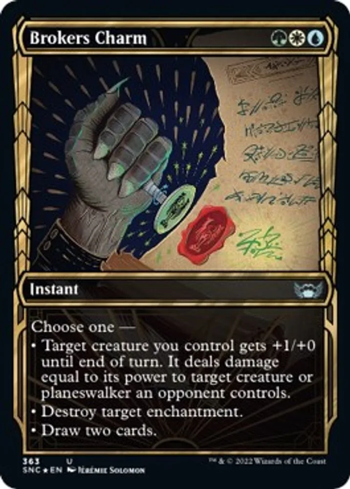 Brokers Charm (Gilded Foil)