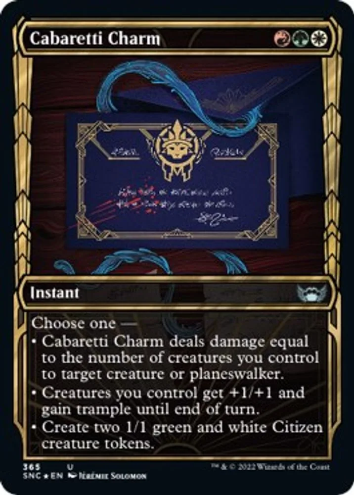 Cabaretti Charm (Gilded Foil)
