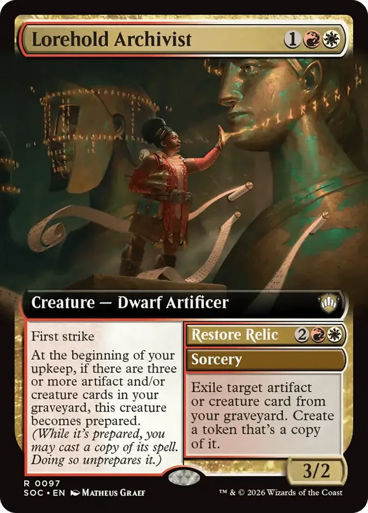 Lorehold Archivist // Restore Relic