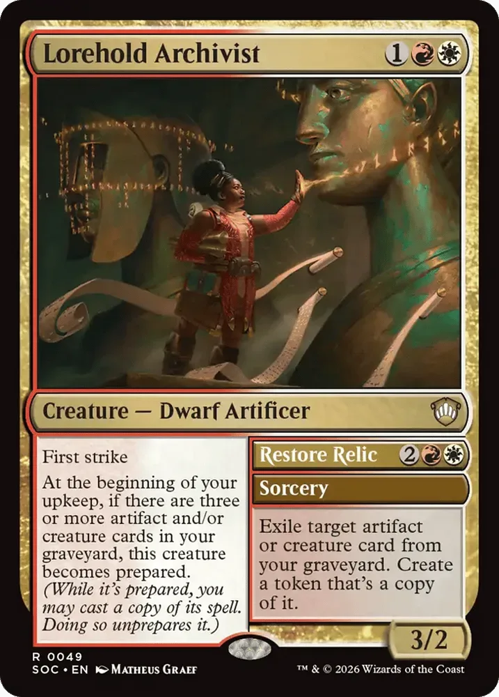 Lorehold Archivist // Restore Relic