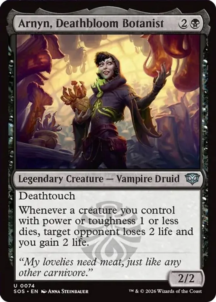 Arnyn, Deathbloom Botanist