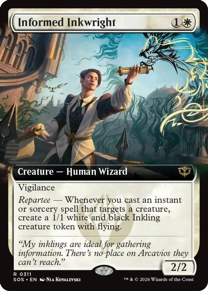 Informed Inkwright (Extended Art)