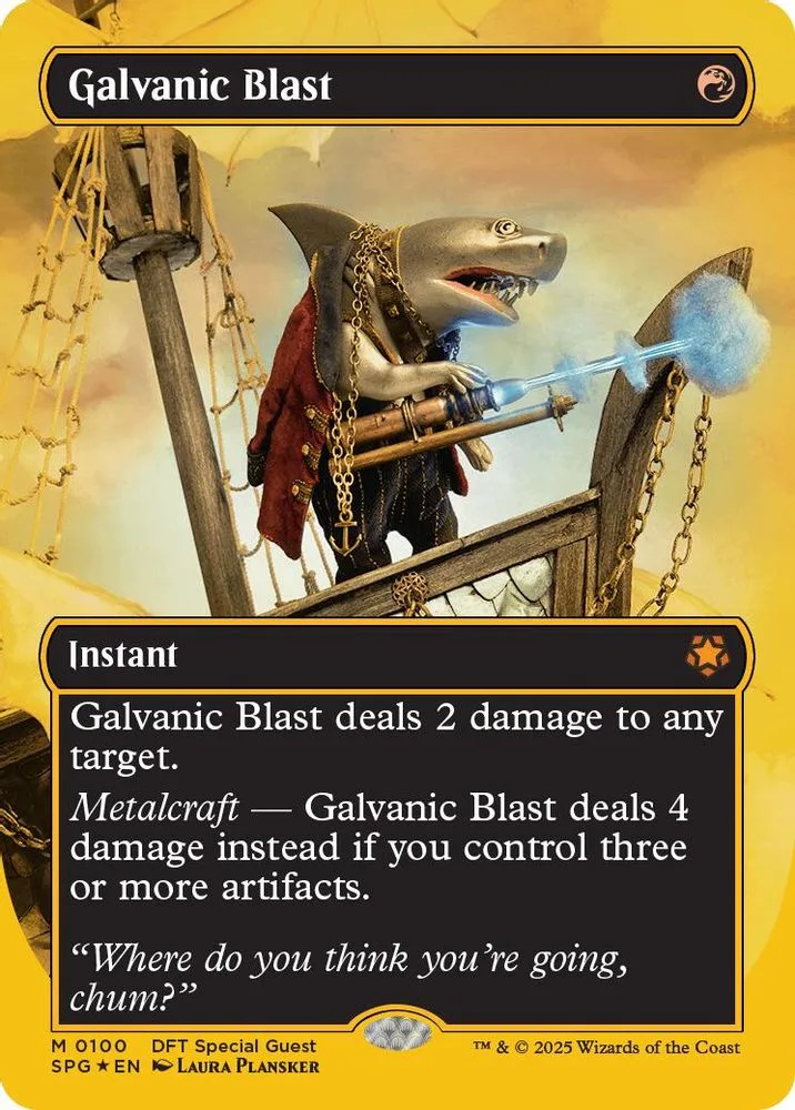 Galvanic Blast (Borderless) (First-Place Foil)