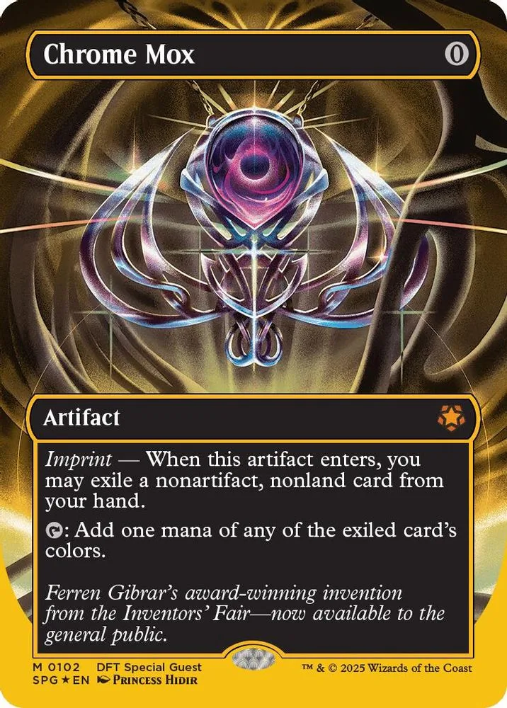 Chrome Mox (Borderless) (First-Place Foil)
