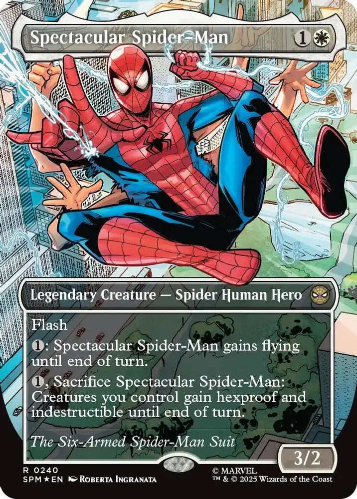 Spectacular Spider-Man (0240) (Borderless) (Textured Foil)