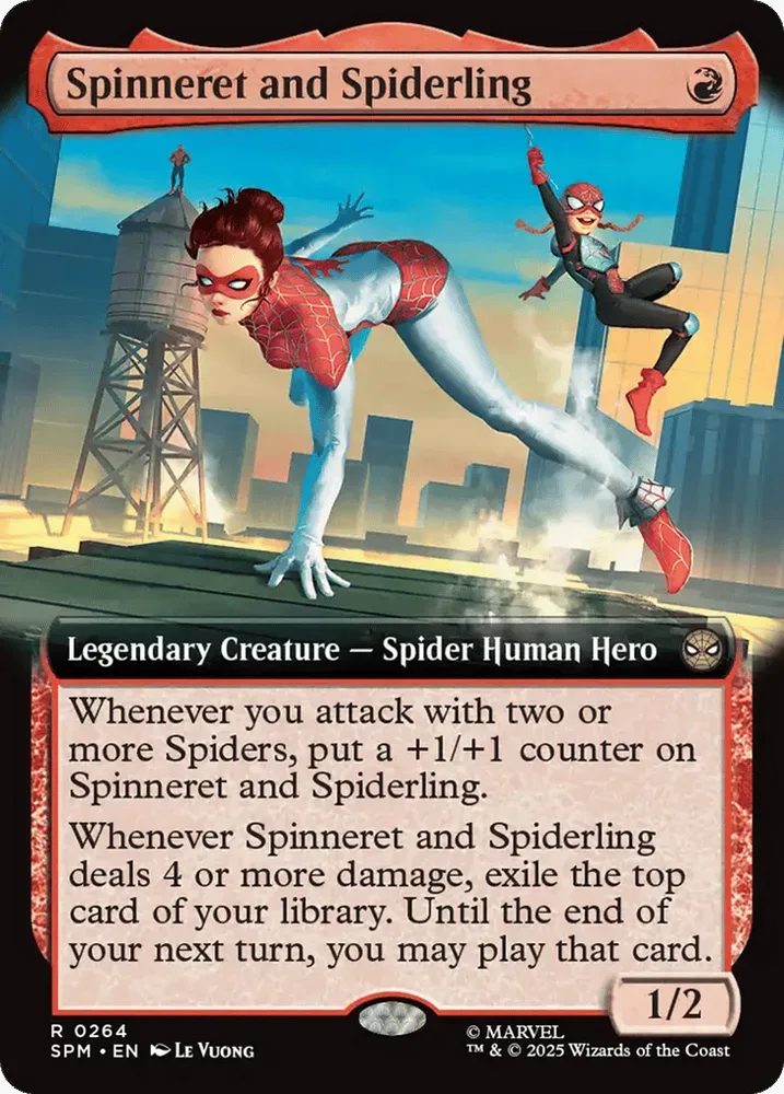Spinneret and Spiderling