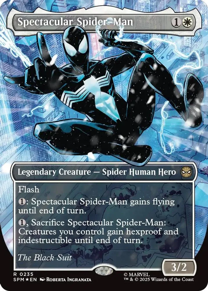 Spectacular Spider-Man (0235) (Borderless) (Textured Foil)