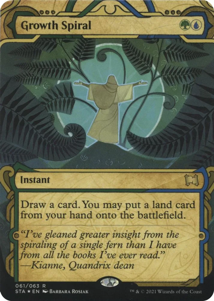 Growth Spiral (Foil Etched)
