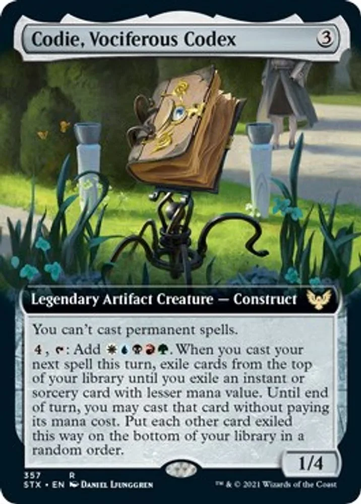 Codie, Vociferous Codex (Extended Art)