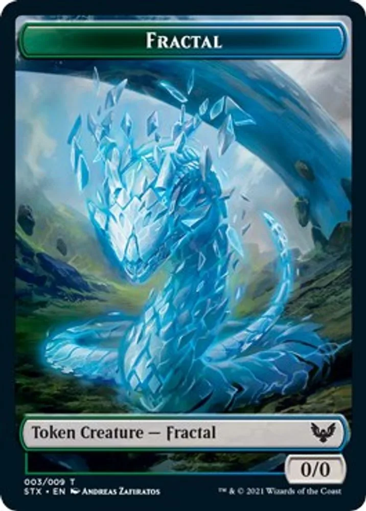 Fractal (3) // Treasure (7) Double-sided Token