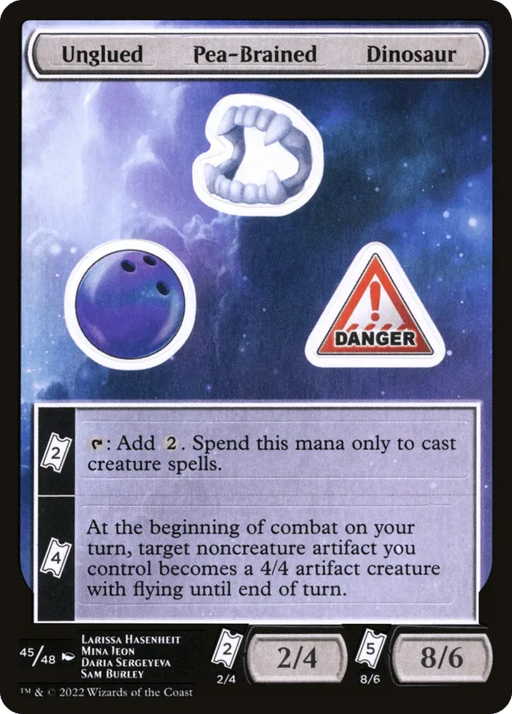 Unglued Pea-Brained Dinosaur