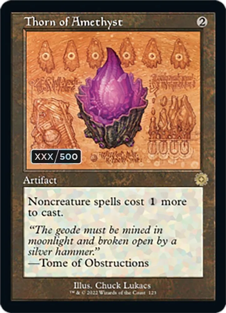 Thorn of Amethyst (Schematic · Serial Numbered)