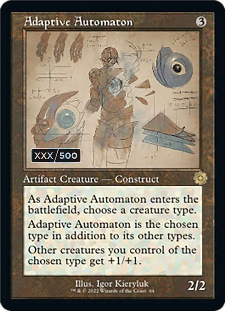 Adaptive Automaton (Schematic · Serial Numbered)