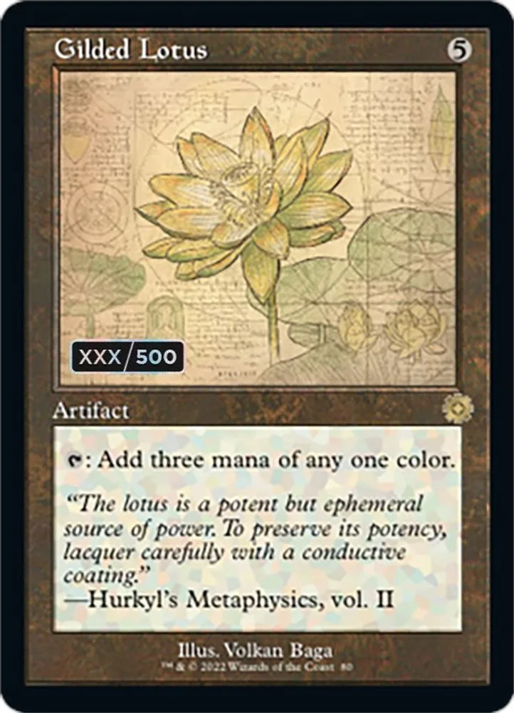 Gilded Lotus (Schematic · Serial Numbered)