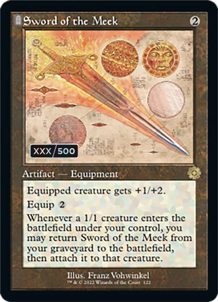 Sword of the Meek (Schematic · Serial Numbered)