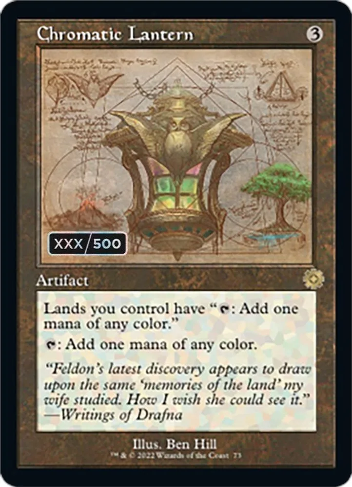 Chromatic Lantern (Schematic · Serial Numbered)