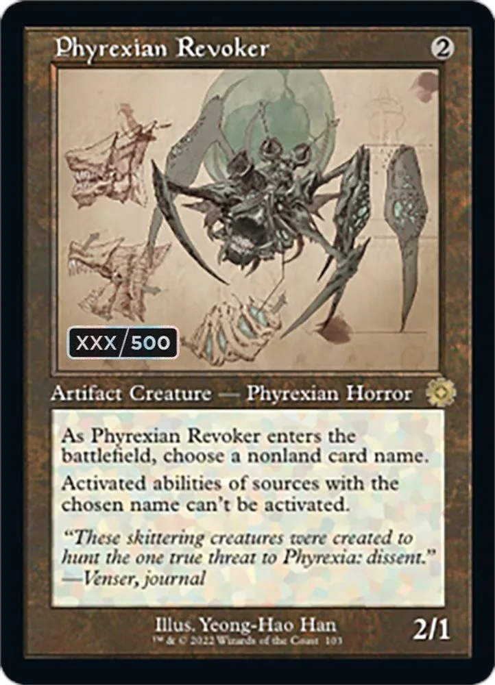 Phyrexian Revoker (Schematic · Serial Numbered)
