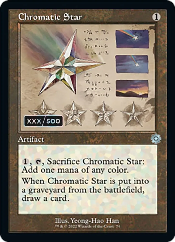 Chromatic Star (Schematic · Serial Numbered)